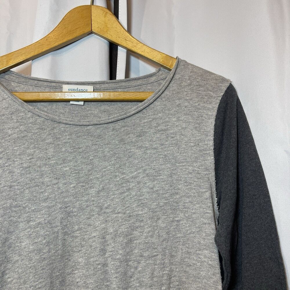 Sundance‎ Extra Small Gray Long Sleeve Sweater Dress Dark And Light Gray